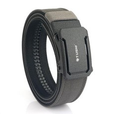 허리보호벨트 허리통증 완화 지지대 조절식 근골격 보호 작업용 HSSEE 남녀공용 단단한 군용 벨트 타이트한 나일론 전술 야외 금속 자동 버클 IPSC 캐주얼 거들 신제품, 120cm, Gray