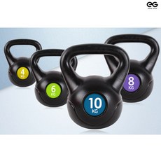 에르고기어 케틀벨, 옐로우, 4kg, 1개