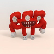 Steal a Brainrot 봉제 셋톱박스 하우스 9 장난감 창의, 일반 포장, 666 레드 (22cm 150g)