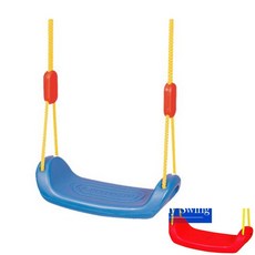 템팜 훼미리그네 그네봉 미포함 유아그네 아기그네 조카선물, 파랑,빨강,노랑, 1개