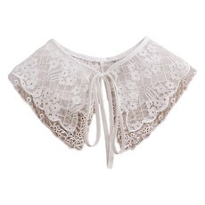 스위트 폴리에스터 자수 플라워 레이스 칼라 원단 봉제 아플리케 DIY 가이드 리본 트림 네크라인 웨딩 데코
