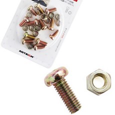 타공판용 나사 너트 페그보드 볼트 12개 연결 부품