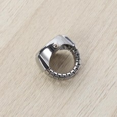 커플 링 시계 화이트 다이얼 쿼츠 아날로그 손가락 여성용 미니 크리에이티브 탄성 타임피스 선물