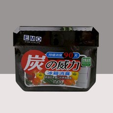 EMO 炭威力 冰箱消臭劑 150g 冷藏室專用, 1個