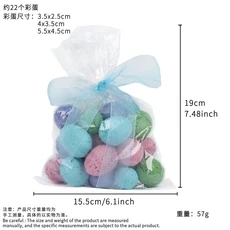 부활절 화환 장식 봄 꽃 용수철 인공 계란 데이지, 01 빠른, 01 E