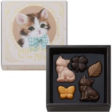 모로조프 초콜릿 고양이 발렌타인 초콜릿 2025년 스페셜 백(초콜릿 캣 팩 17개 포함)