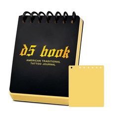 D5 타투 연습 플립북 - 3MM 실리콘 스킨 7장 나만의 타투 트레이닝 저널 만들기 DIY 타투 아티스트를 위한 휴대용 및 재사용 가능 프리미엄 소재 오리지널 타투 연, D5 타투 연습 플립북 - 3MM 실리콘 스킨 7장,