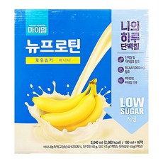 대상웰라이프 마이밀 뉴프로틴 로우슈거 바나나 190ml 16개입_kms 헬스 보충제, 1