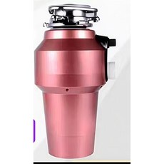 家用廚餘處理器 無線開關 560W大功率, 玫瑰金(附140mm轉徑圈), 玫瑰粉, 廚餘機