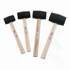 타일 목공 흑색 조립용 다목적 고무망치 무반동 타격용 우레탄망치, 1) 8OZ