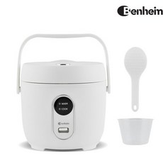 벤하임 2~3인용 전기밥솥 BRC-04-001 데일리 라이스쿠커 논스틱코팅 내솥 분리형 내솥커버