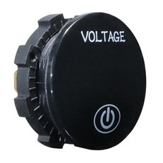 간편한 설치 및 작동과 호환되는 자동차 LED 디지털 디스플레이 전압계 DC12V 24V 전압계 게이지, 초록의