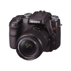 소니 SONY 디지털 일안 리플렉스 카메라 α100 줌 렌즈 키트 블랙 DSLRA100K/B