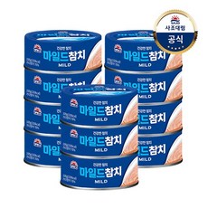 마일드참치 안심따개 100g 11개, 없음