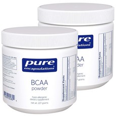 Pure Encapsulations BCAA粉, 2個, 227克