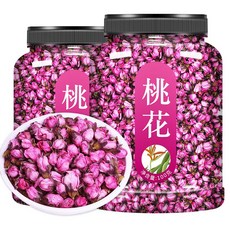 도화꽃차 말린 복숭안꽃차 사천 도화차 답례품 한방재료 15g 기관지에, 4. 4캔 복숭아 꽃 차 400g, 1개, 1개입