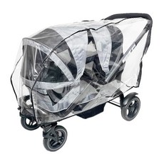 GRACO 모드 어드벤처 유모차 왜건용 레인 디자인 투명 환기 윈드 최대 커버 구멍 커버