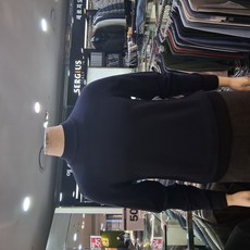 세르지오 에스에스패션 남성 가을 겨울 75% 울혼방 네이비 따뜻하고 포근한 남자 긴팔 반목 터틀넥 목폴라 니트 긴팔 티셔츠