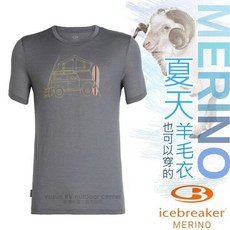Icebreaker 男款羊毛排汗衣 Tech Lite 短袖圓領衫