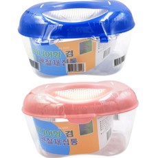 달팽이집 6000 미니어항 겸 채집통(분홍 파랑)