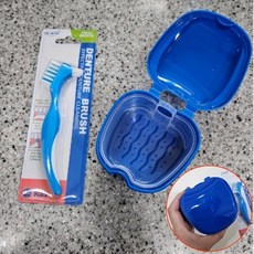 틀니보관함 치아교정기 세척용기 휴대용 세정 분리형 통풍 세척편한 보관