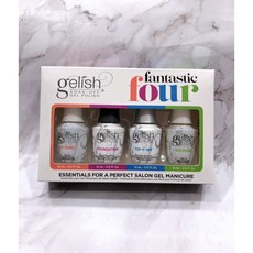 Gelish fantastic four 組合 美甲底膠上層組, 1個
