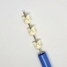 볼펜꾸미기 볼꾸 동대문 꾸미기 DIY 캐릭터 알록달록 미니 토끼 레빗 스몰 푸딩, 상세페이지 참조, 1개