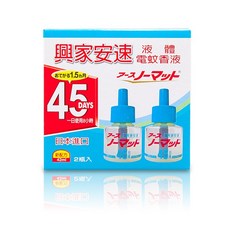 興家安速 液體電蚊香液42ml 長效防蚊 無香精, 1個