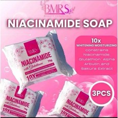 BMRS Niacinamide Soap 3개 나이아신아마이드 비누, 3개입, 70g