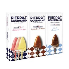 [피에로구르망] 롤리팝 종합 SET (과일+카라멜+코코아) 프랑스 명품 사탕 캔디 롤리팝 막대사탕 (피에르구르망), 3박스, 130g