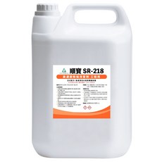 順寶SR-218高濃度除垢洗管劑5公升-業界推薦水冷系統除水垢、熱交換器清洗劑, 1, 5L