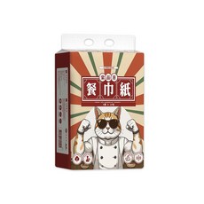 榮品居 四層餐巾紙 256抽±10% 95mmx170mm, 1個, 256張