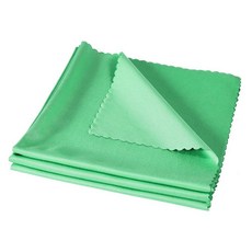 30.5 x 30.5cm(12 x 12인치) 악기 청소용 천 3개 범용 부드러운 극세사 클린 천 스트링 악기 폴리싱 천 기타 바이올린 피아노 황동 트럼펫 색소폰 플루트(그린, 30.5 x 30.5cm(12 x 12인치) 악기 청소