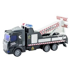 警消救援模型迴力車 - 台灣出貨中款道路救援車、消防車、迴力警車、玩具消防車模型, 拖車, 1個