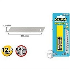 OLFA MTB-10B中型美工刀片(10片入), 1個