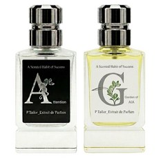 P.Tailor 남성향수 블랙라벨 시그니처 2종 세트 가든오브가이아 & 어텐션, 2개, 50ml