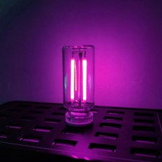 創意火堆小夜燈 療癒財火燈 火焰氣氛燈 LED USB小夜燈, USB接口小夜燈氛圍燈【紫色】