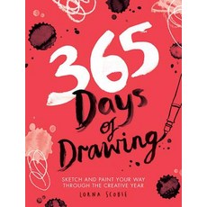 (영문도서) 365 Days of Drawing: Sketch and Paint Your Way Through the Creative Year Paperback, Quadrille Publishing, English, 9781784881955