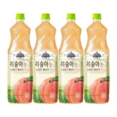 가야농장 복숭아농장 1.5L x 4페트, 4개