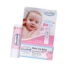 貝恩 Baan 嬰兒修護唇膏 4.5g 原味 草莓 幼兒護唇膏 兒童護唇膏 6335, 1個, 草莓味 / 6342, 5g