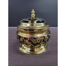 錦桂 小福淨爐 台灣製 銅器 淨爐 敬爐 檀香爐 薰香爐, 1個