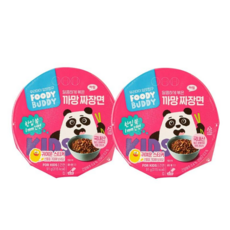 푸디버디 까망짜장면 컵, 91g, 6개