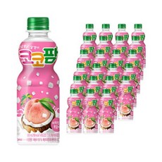 해태 코코팜 300ml x 6개입 피치핑크 복숭아, 6개