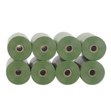 自帶打包一體式貓砂鏟 (內附一捲專用除臭垃圾袋) / 垃圾桶貓砂鏟 一體式自帶垃圾桶貓砂鏟 貓砂鏟, 1個, 加厚垃圾袋8捲 (綠色無味)