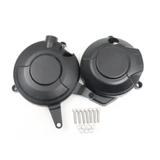 675SR 675NK 2024-2025 좌/우측 커버용 신뢰할 수 있는 오토바이 엔진 보호, 01 Black