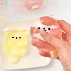 1+1 아이스 곰 말랑이, 1개, 156g, 핑크+옐로우