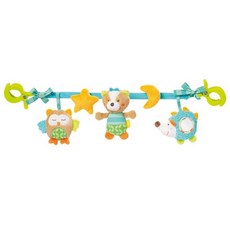 Fehn Pram Chain 베이비 Mobile Sea Children 귀여운 바다 생물이 모바일 체인 유연하게 매달 수 0개월 이상 베이비와 키즈를 유모차, Sleeping Forest