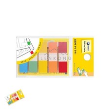 사렌콩 스티키노트 팝업플래그 5색 44x12 20매 깔끔한자료정리 귀여운메모지 플레그