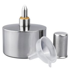 파루 에 400ML 램프 스테인리스 스틸 - 버너 벽 랩 분젠 스크류 난방 윅 및 방폭 1개 깔때기