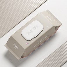 웜리 아기물티슈 프레스티지 80매 캡형x10개입, 70g, 10개